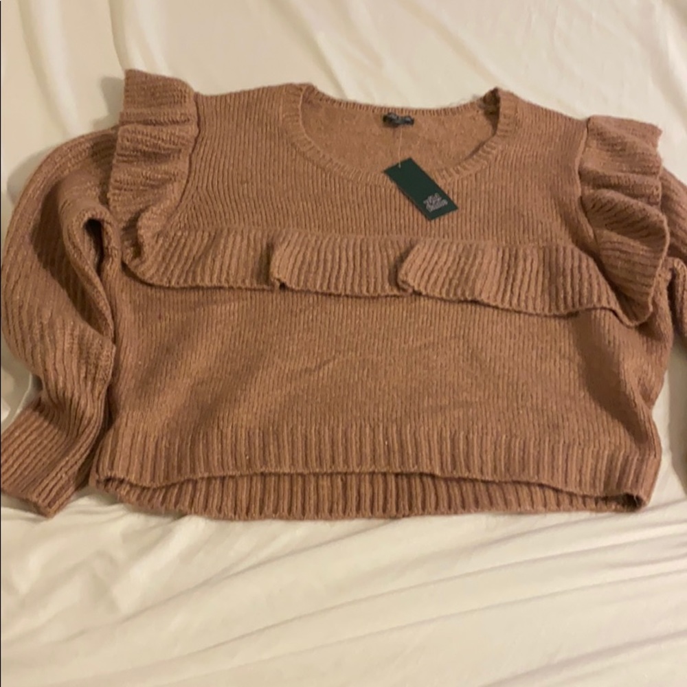 Wild Fable Dusty Pink Cropped Sweater